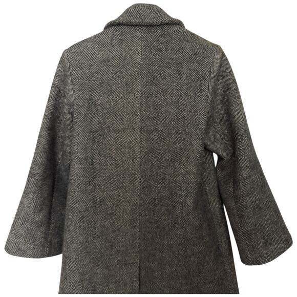 Filippa Hagg Oversized Wool Blend Coat In Grey Size S - Picture 12 of 12
